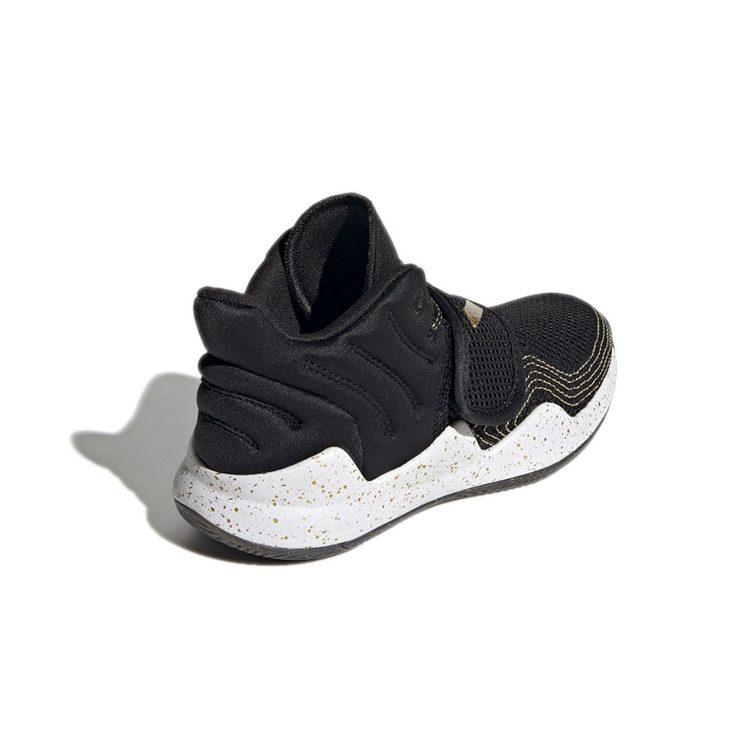 Adidas Deep Threat Abrasion Resistant Low top Children's Basketball Shoes Children Aged 3 7 Years Old GZ0111