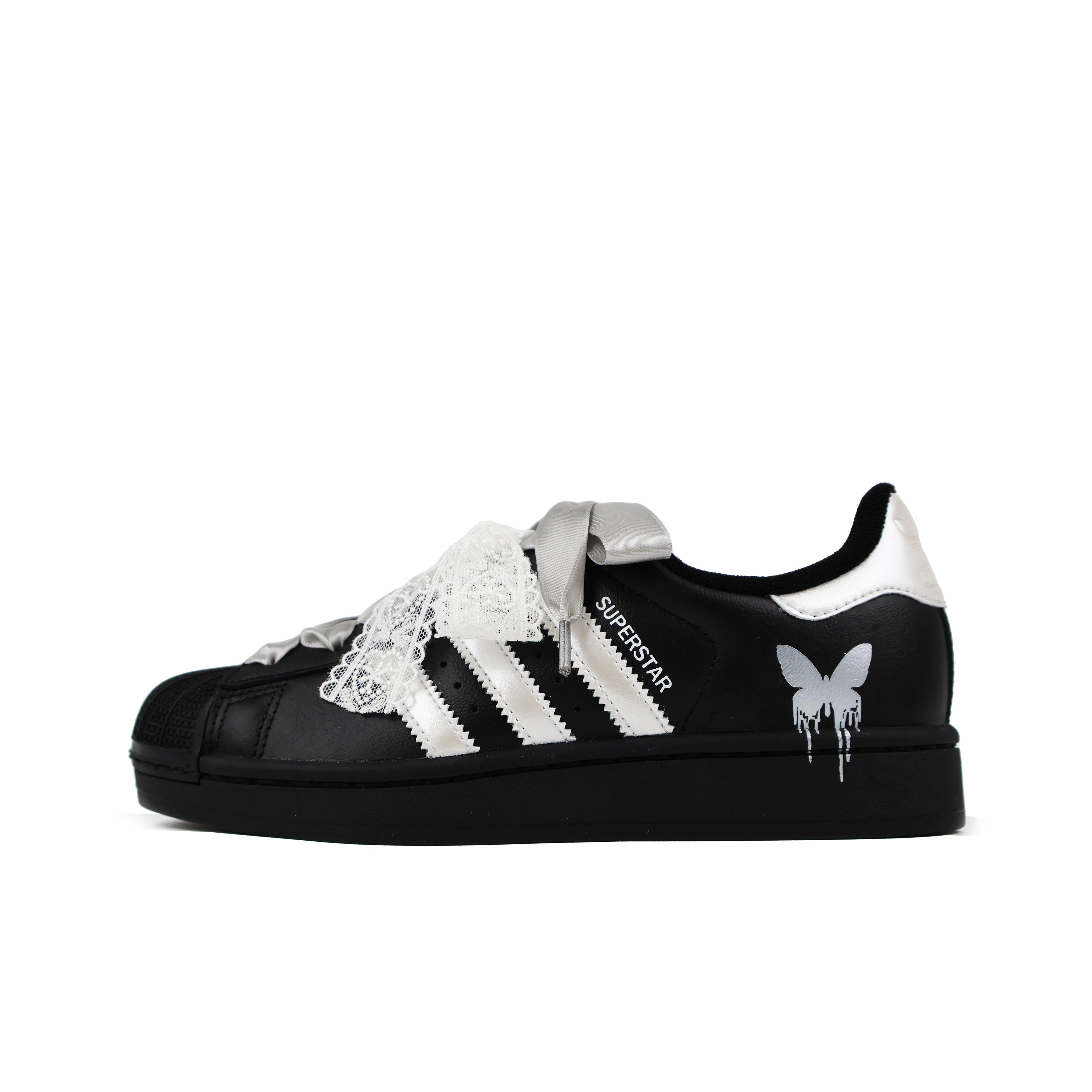 

Adidas Originals SUPERSTAR Skateboard Shoes Unisex Low top Black EG4959(Team384-A) 40
