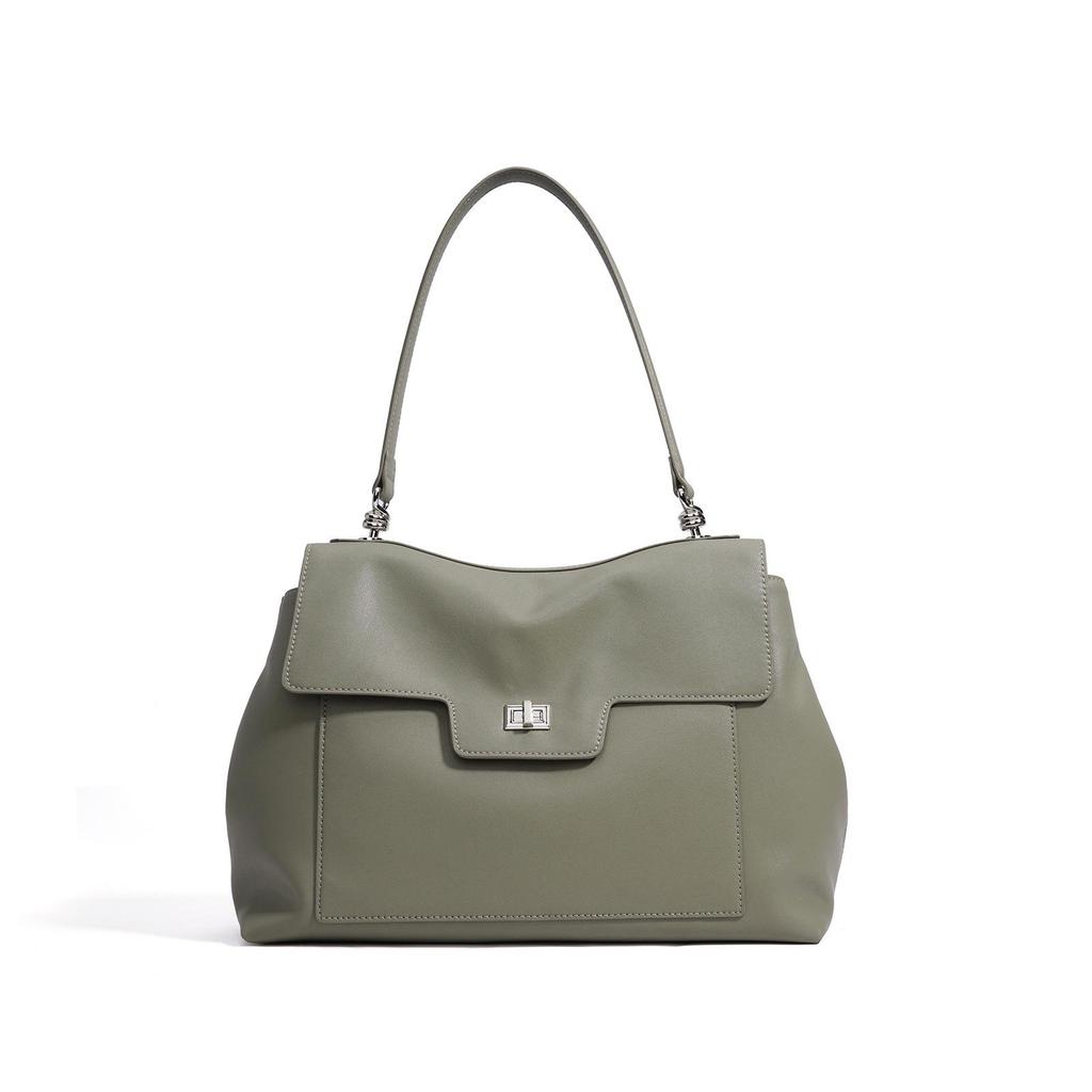 2025 High-End Schultertasche aus echtem Leder - Damen Modische Handtasche mit großer Kapazität