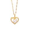 Love Necklace Women'S Light Luxury Trend Versatile Micro-Inlaid Shining Zircon Jewelry