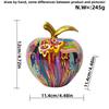 Resin Apple Ornament Entryway Shelf Decor For Home Good Fortune Display Housewarming Gift Decoration