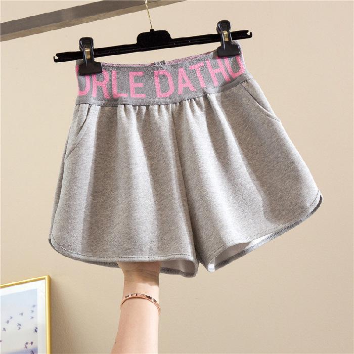 Women's High Waist Elastic A-Line Sport Shorts - Trendy Loose Fit Summer Casual Hot Pants