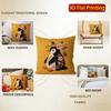 Cute Floral Penguin Embroidery Style Throw Pillow Covers Pattern Cushion Cover Suitable For Sofa Bedroom Car Pillow Cover