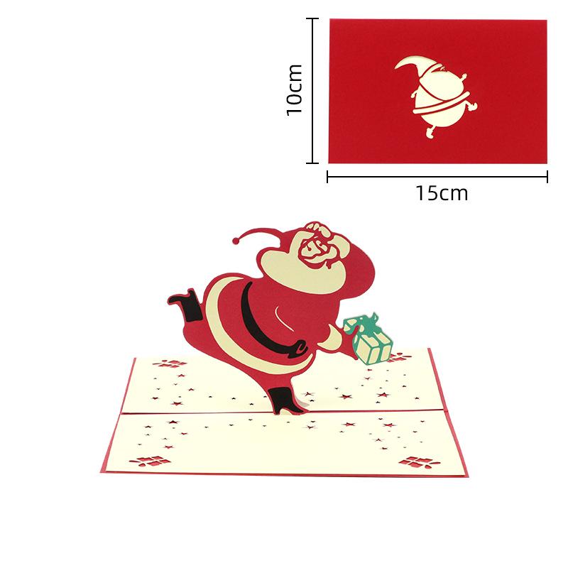 Pop-Up 3D Weihnachtsbaum-Karte - Kreative Feiertagsgrußkarte und Geschenk