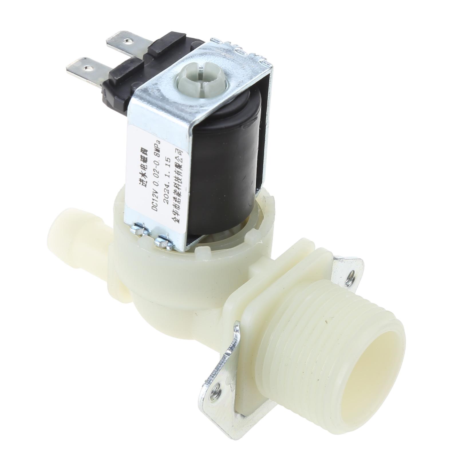 

DC12V AC220V Electric Solenoid Valve Magnetic PA Parallel One-Way Valve Inlet valve Water Air Inlet Flow Switch- 12V