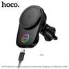 Hoco HW36 15W MagSafe Car Wireless Charger, Electric Rotating Air Vent Phone Mount