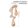 Diseño Único Irregular Gota de Agua Corazón de Amor Broches para Mujeres Hombres Vintage Metal Traje Camisa Cuello Solapa Pin Accesorios para Vestido
