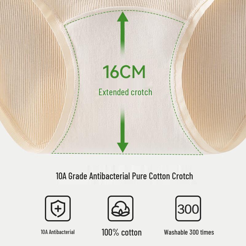 Audifen Women's Seamless Cotton Probiotic Briefs