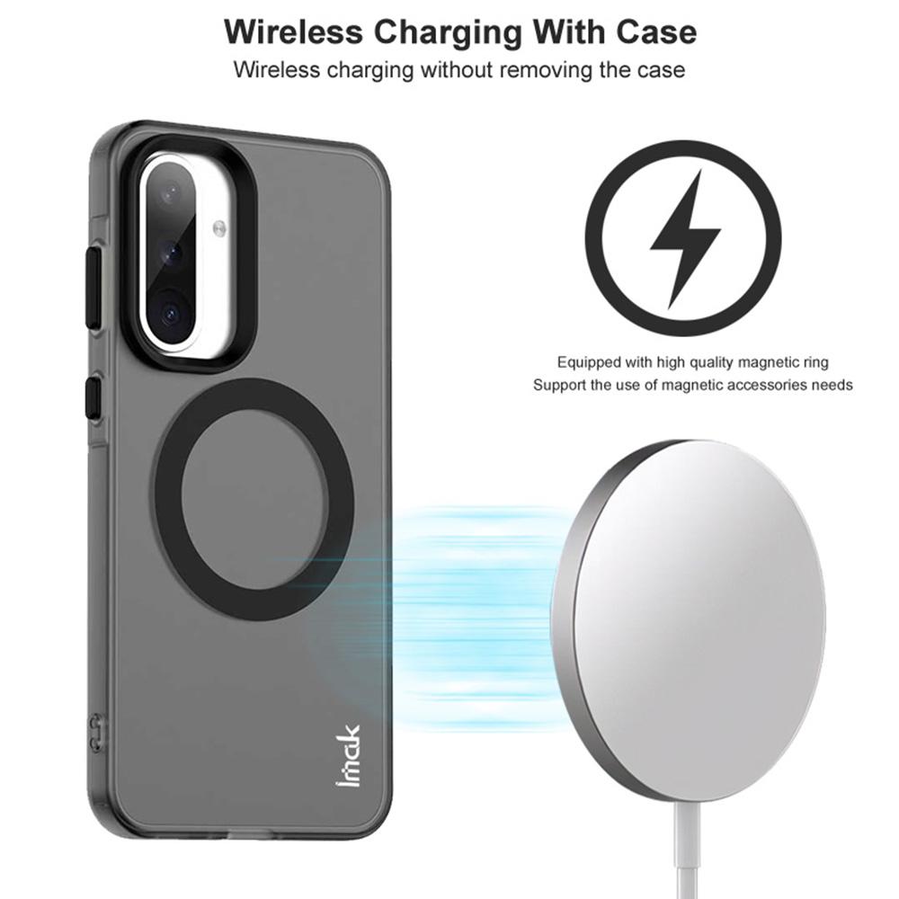 IMAK Für Samsung Galaxy A36 5G/A56 5G Hülle Kompatibel mit MagSafe PC+TPU Schützende Handy-Rückseite