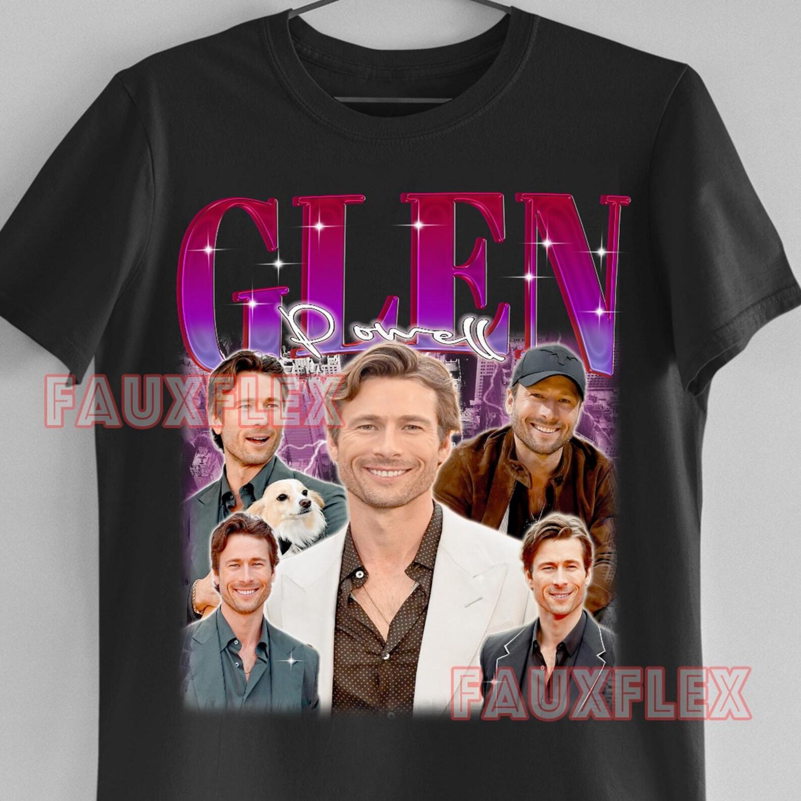 GLEN POWELL Vintage Shirt, Glen Powell Retro T-Shirt, Glen Powell Fan Tees, Glen Powell Movies, Glen Powell Gift, Glen Powell Clothing 2XL
