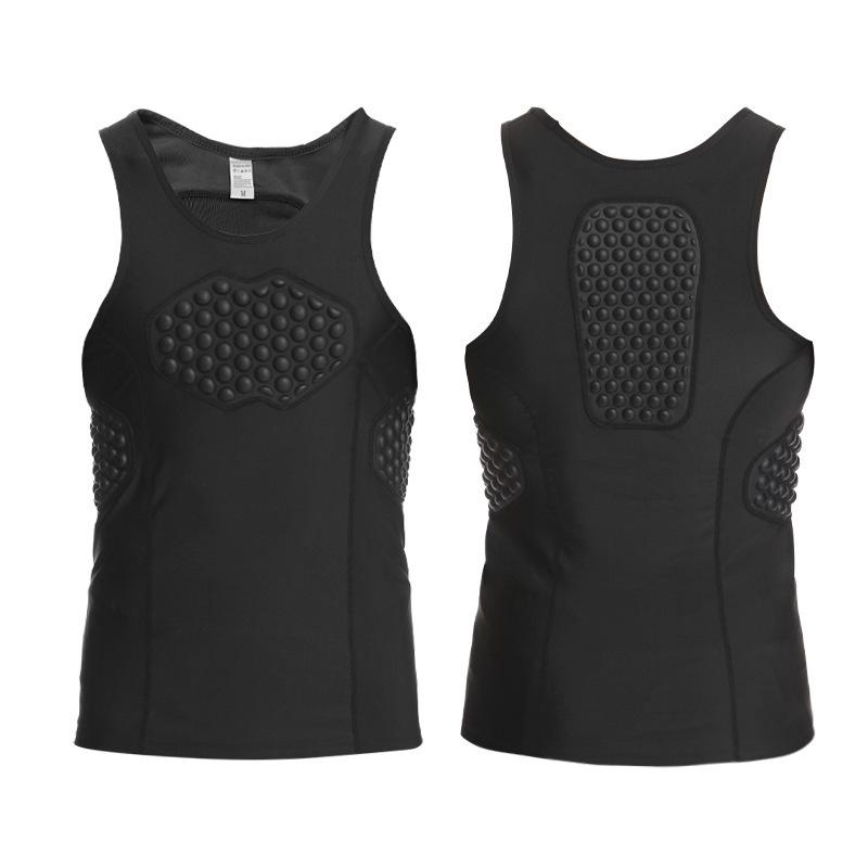 Rugby/Football Anti-collision Protective Gear Set: Padded Pants & Shoulder Pads for Goalkeepers - Tight-fitting, 3D Sports Equipment