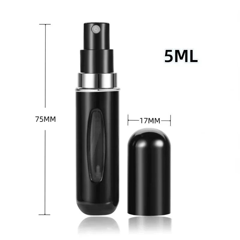 5/8ml Tragbare Mini Nachfüllbare Parfümflasche mit Sprühzerstäuber für Reisen Duftpumpe Leere Kosmetikbehälter Zerstäuber Pflege Werkzeug