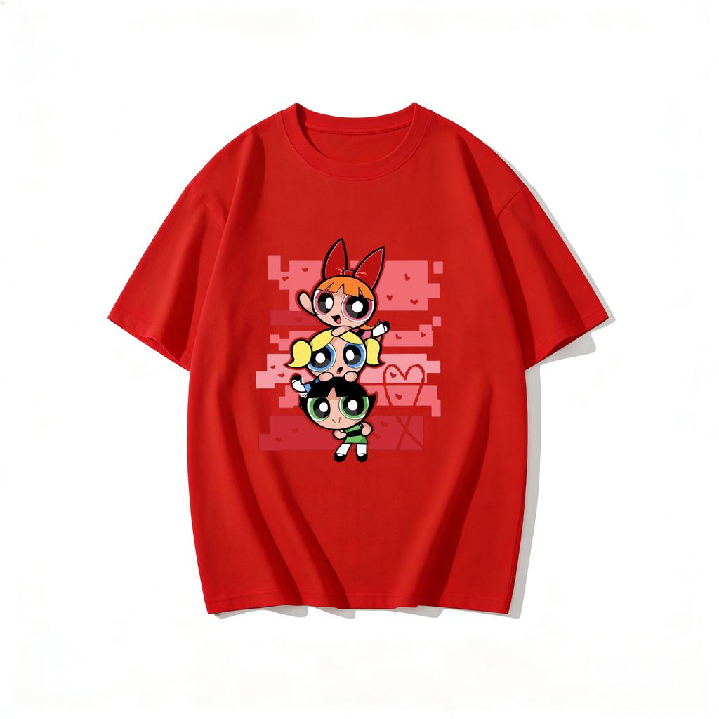 2026 Super Kraftvolle Mädchenbluse Training Streetwear T-Shirts Damen-T-Shirt Klassisches Fitnessstudio Fitness Familien-Passende Outfits Sommer Oberteile