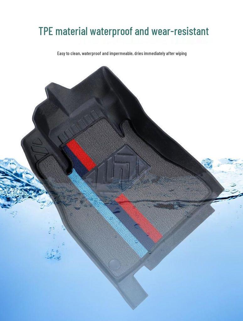 Star Wish TPE Car Floor Mats: Dirt-Resistant Interior Accessories for Enhanced Style & Protection