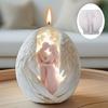 Candle Mold,Wing Couple Candle Silicone Mold for Candle Making,Diys Resin Crafts Mold for Aromatherapys Candle,Soap