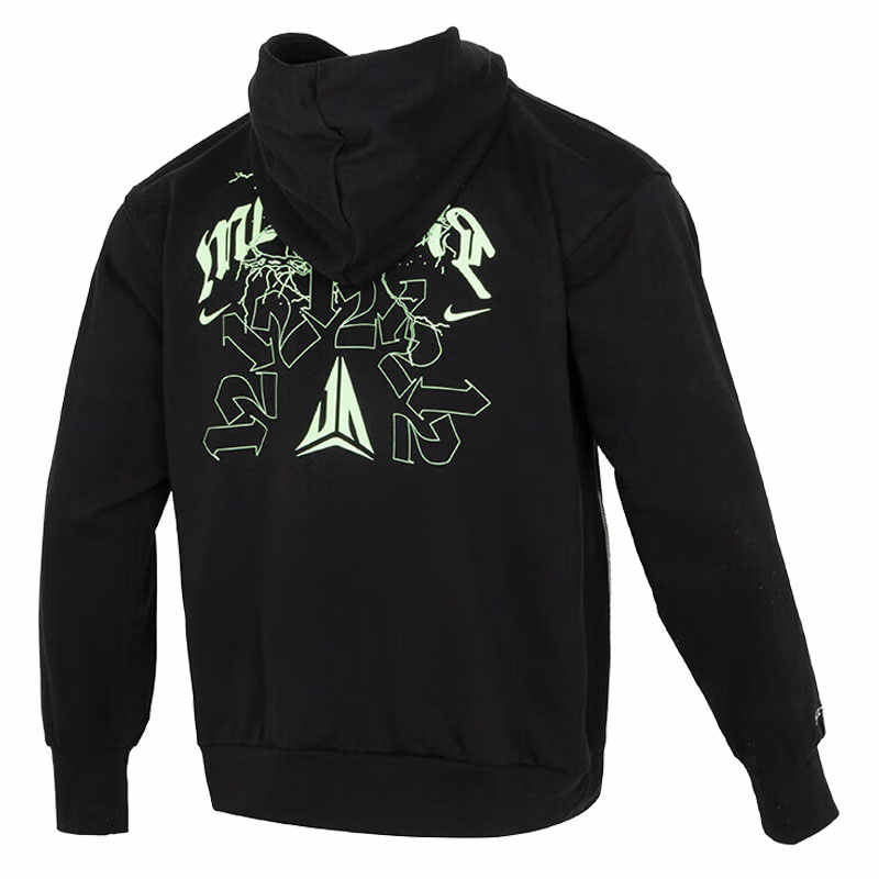 Nike Mikina s kapucí s potiskem, dlouhý rukáv, pánské topy, černá FN2988-010
