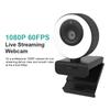 Webcam 1080P 60FPS Autofocus Streaming  Camera USB Camera with Microphone USB Computer Camera for Meeting/Gaming