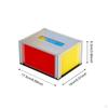 Tissue Box Cover Facial Paper Case Portable Acrylic Holder Napkin Dispenser for Vanity