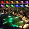 6 Pack Solar Underwater Lights RGB Solar Pool Lights IP68 Solar Powered Garden Landscape Lights with Adjustable Heads