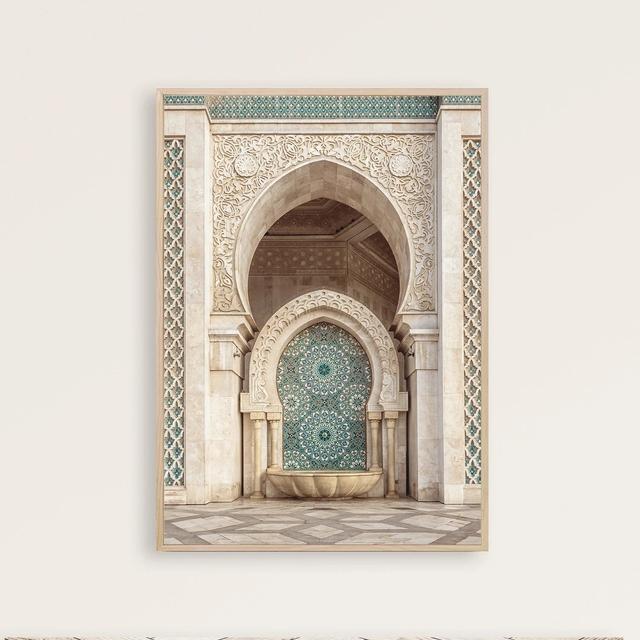 Morocco Menbohemia Arab Islamic Architecture Poster Oil Painting Nordic Living Room Wall Art Picture Home