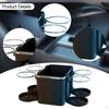 Car Armrest Storage Box Organizer with 4 Cup Holders Easy to Install Universal Tissue Holder