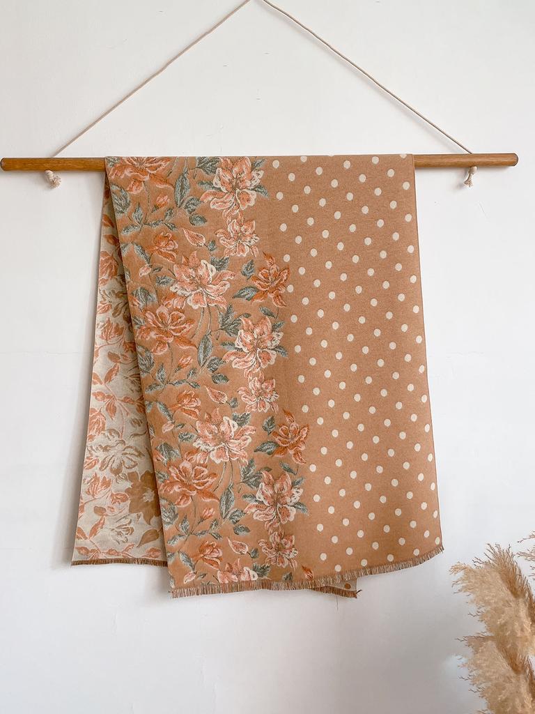 Luxury Scarf Cashmere Pashmina  Winter Fashion Shawls and Wraps Female Bufanda Brand Print Thick Warm Scarves