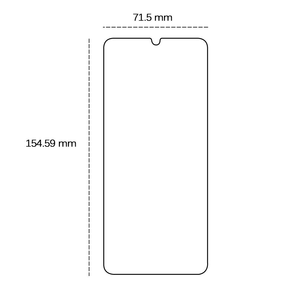 Szkło Hartowane 2,5D Do Samsung Galaxy A15 4G / A15 5G