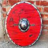60.96 Cm Ragnar Lothbrok Authentic Battleworn Viking Shield Medieval Round Wooden Shield Wall Art Shield Best Gift