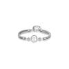 2PCS Light Luxury Lovers Bracelet Crystal Rope Weave Bracelet Couple Moon Bracelet  Friendship