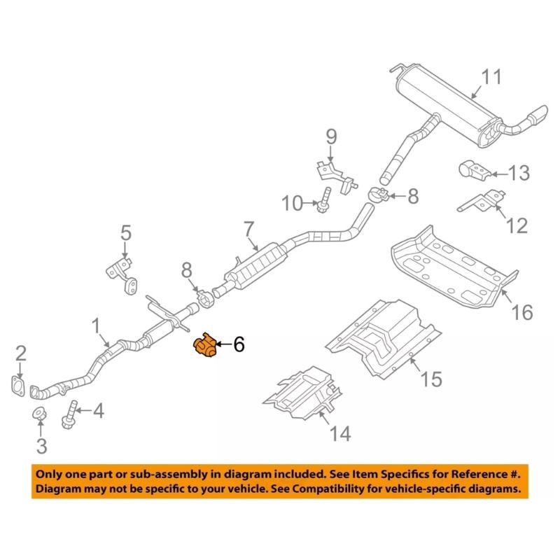 Supporto Marmitta Scarico Anteriore 68185869AB per 2014-2022 Staffa Supporto Marmitta Accessori Auto Sostituzione