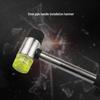 Multi-Functional Double-Headed Rubber Mallet with Detachable Handle
