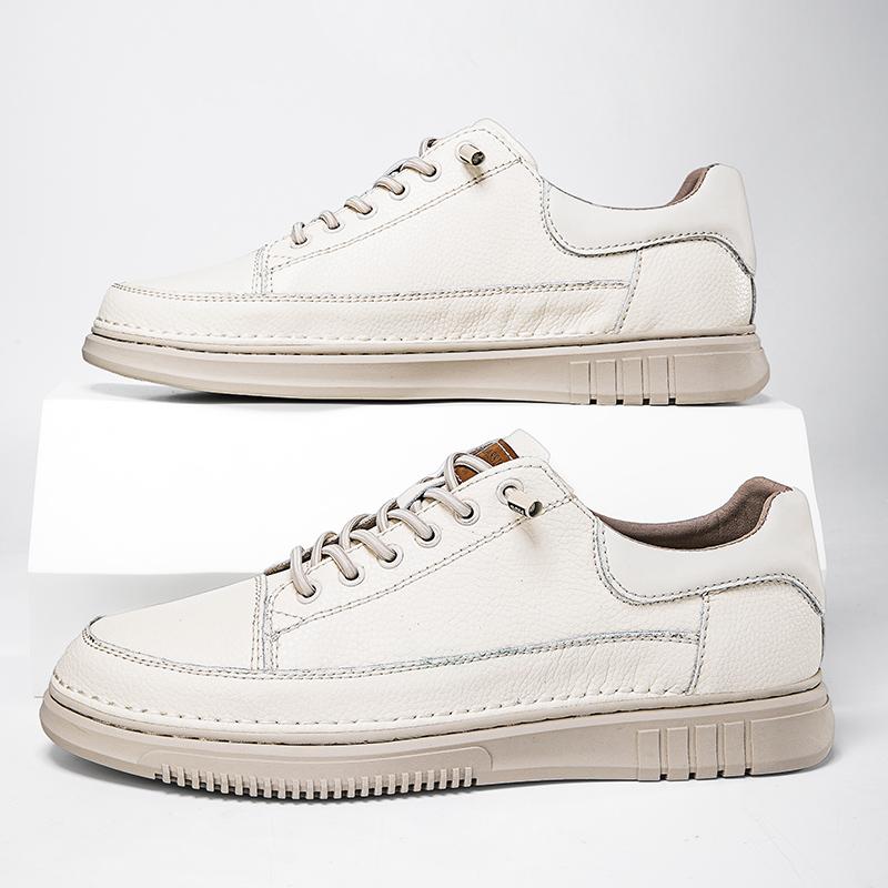 Spring/ Autumn Men Loafers High Quality Flat Sole Real Leather Shoe Outdoor Oxford Shoes Comfortable Anti Slip Soles Casual Shoe