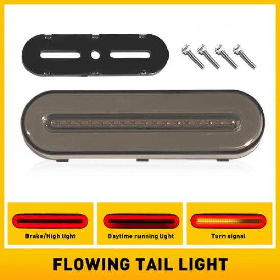 Светодиодная полоса для грузовика и прицепа, красная, стоп-сигнал, габаритный огонь, указатель поворота, боковой габаритный огонь, герметичная