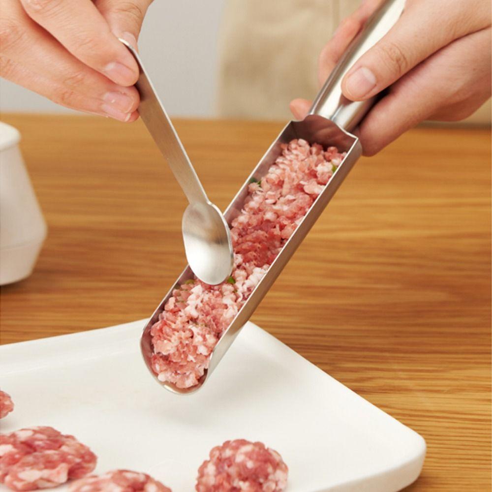 Durable Meat Making Ball Mold Easy-Release Meatball Maker Tool Manual Meatball Maker  Home Kitchen