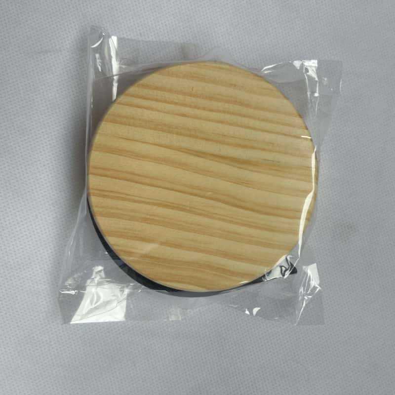 Handmade Non-Slip Wooden Round Coasters - Anti-Scalding Table Mats and Tea Coasters