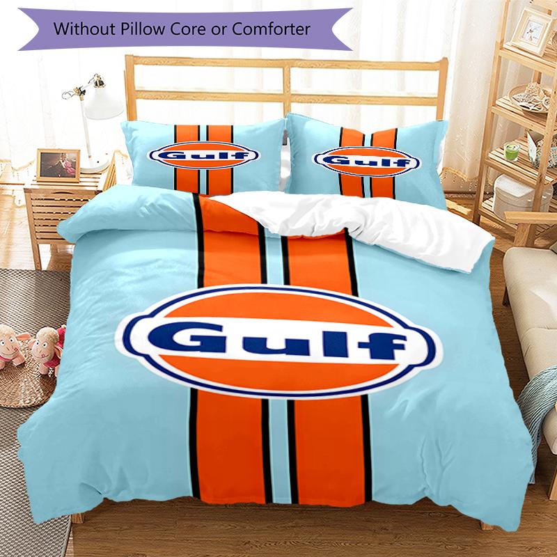 3pcs Football Team (9) Design Cover Set - HD Printed Bedding with 1 Cover and 2 Pillowcases - Perfect for Home and Dorm Decor