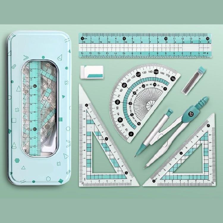 Conjunto de Bússola e Régua Com Pegada Ergonômica Para Uso Confortável em Aula de Matemática Design de Engenharia e Desenho Arquitetônico