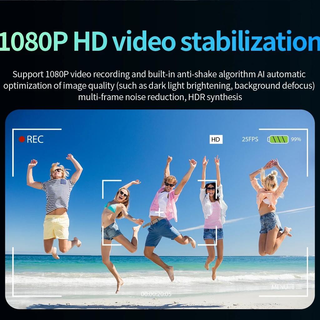 2-in-1 4K Smart AI Brille 800 Megapixel AI Aufnahme Kamera HD Foto Video Sprachanruf Übersetzung Wasserdicht Bluetooth AI Brille