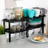 Black Kitchen Shelf 31X22X14.5 / 11.5 Cm 4 Pcs.