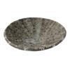 Low-Slung Ceramic Bowl with Lustrous Glaze Stylish Shallow