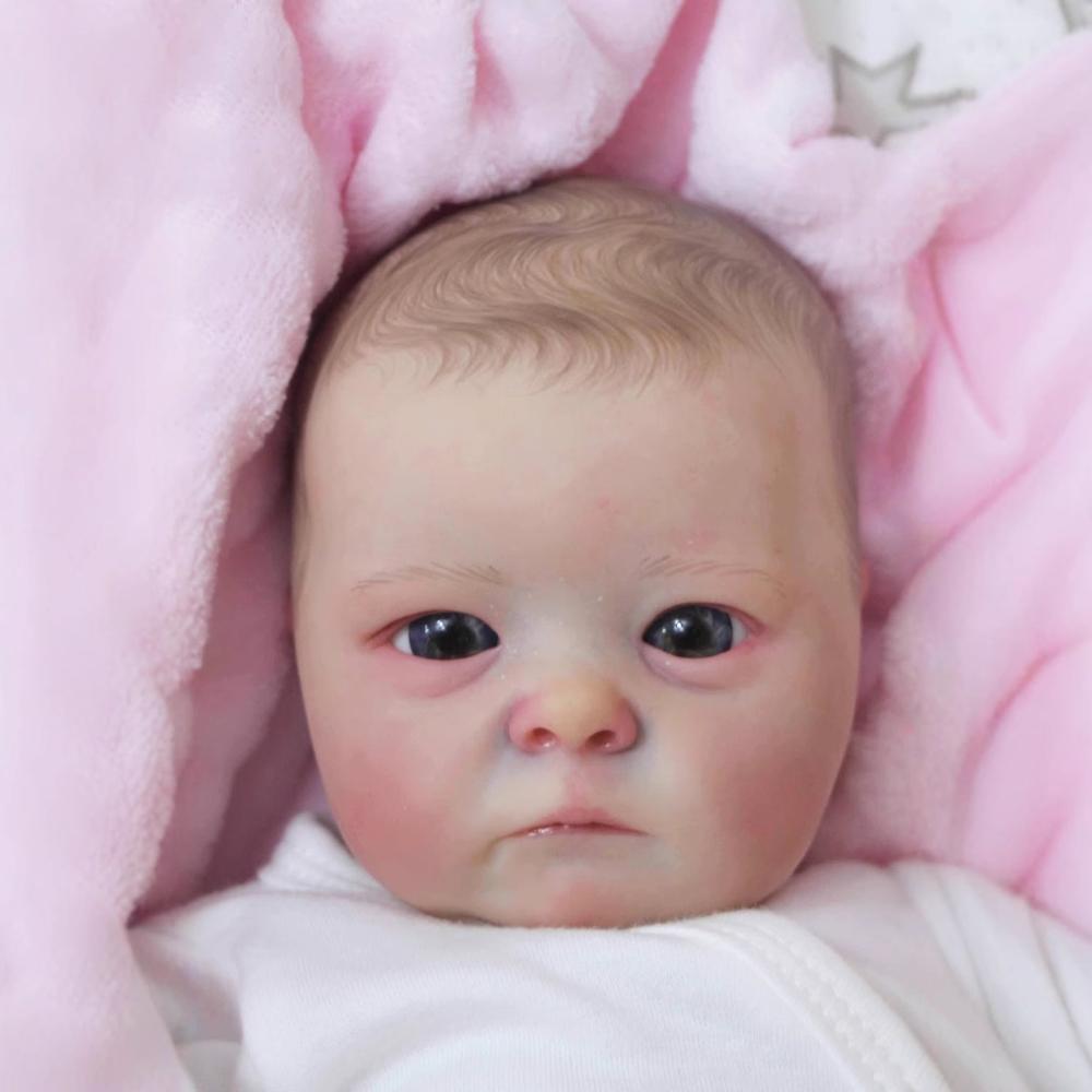 Új stílus 40 cm-es élethű újjászületett baba Tink, annyira, mint az újszülött babák, egyszínű rugdalózót visel, puha testű szimulációs baba, gyerek szülinapi karácsonyi ajándék