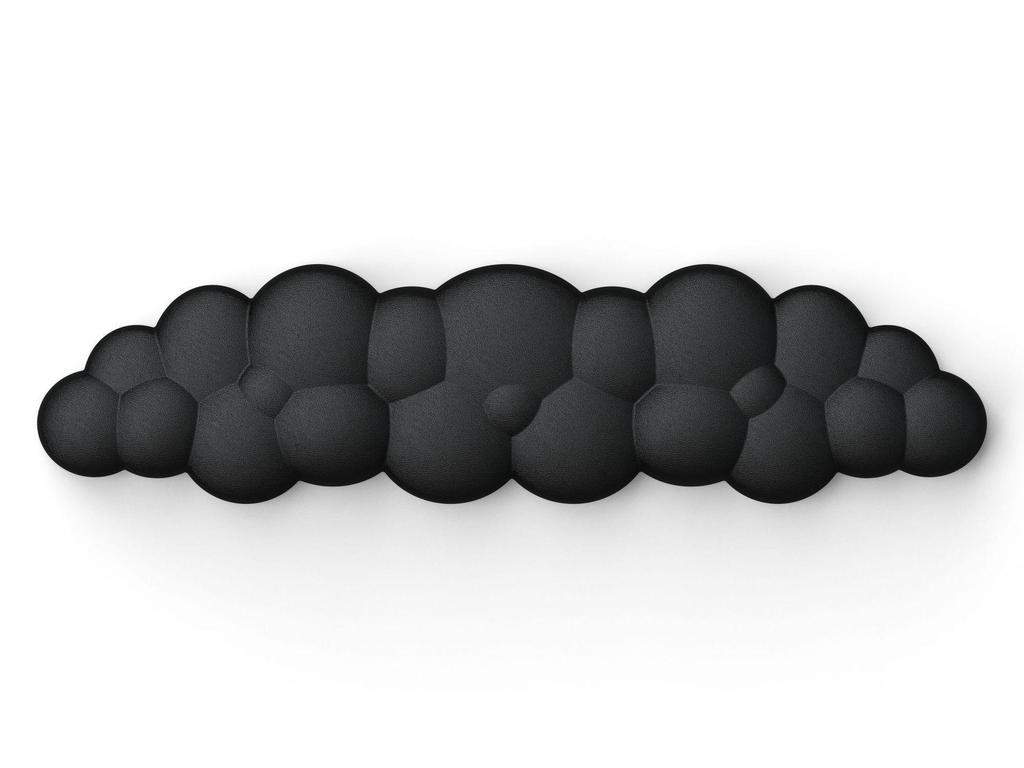 Cloud Leather Mouse Pad & Memory Foam Wrist Rest - Non-Slip Silicone Keyboard Support