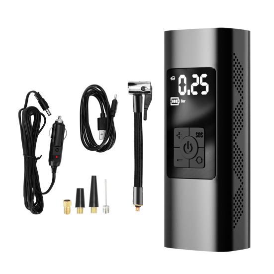 

12V Portable Air Compressor 150PSI Rechargeable Mini Electric Tire Inflator Digital Pressure Gauge