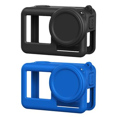 Full Protective Frame Case for Osmo Action 4/3 Silicone Border Protector Cover Quick Release with Neck Rope for DJI Action 3 4