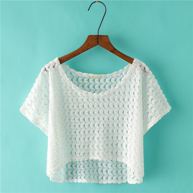 Summer New All-Match Swimsuit With A Thin Blouse Lace Blouse Cape