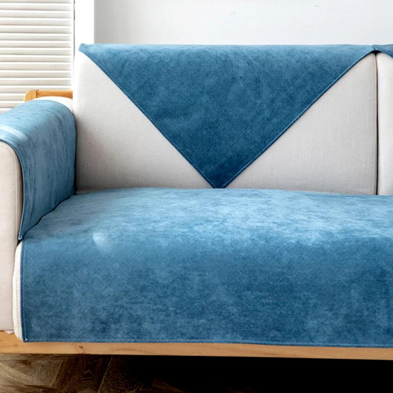 Four Seasons Universal Waterproof Sofa Cover Sofa Pet Changing Pad Nordic Modern Solid Color Non-slip Covers for Sofa Protective