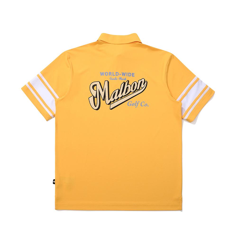 MALBON GOLF Paradise T-Shirt Orange (Man)