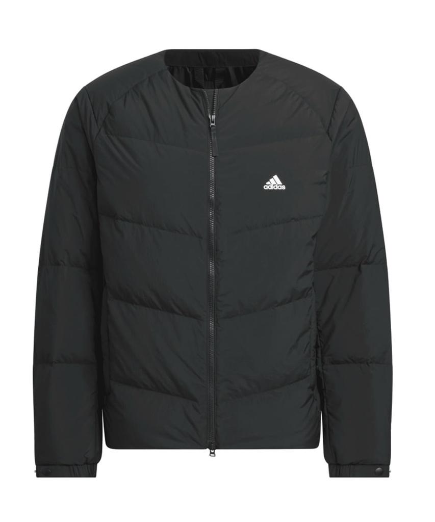 Adidas KWX68 Men's Lightweight Down Jacket with Small Logo, Regular Fit, Black (JG8503)