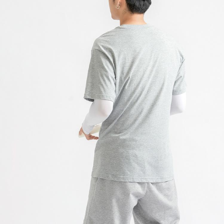 New Balance Essential Logo T-shirt Asia Sizing 'Grey' Men's AMT31541-AG