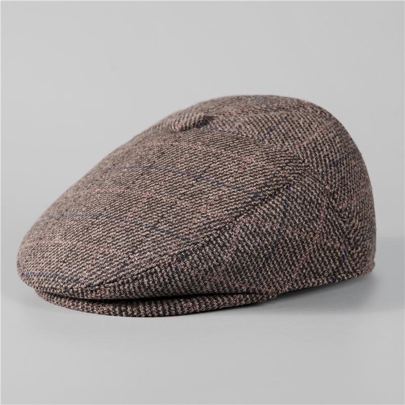 Hat Men's Winter Cap Grandpa Fleece Ear Protector Hat Old Winter Cotton Hat